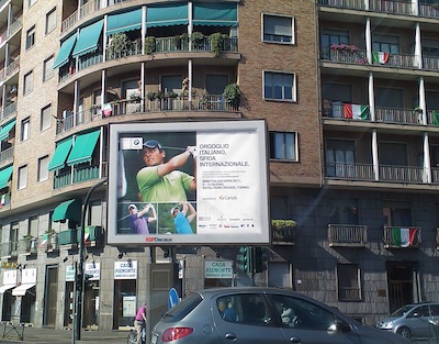 Pubblicità Open d'Italia Torino