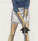 Mano sinistra sul ginocchio sinistro